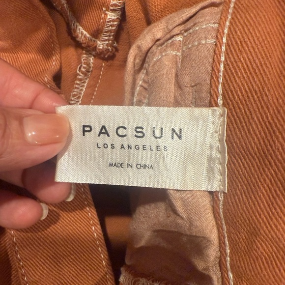 PACSUN CARGO JEANS 28 Women's Rust - Picture 7 of 8